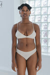 BASERANGE Mississippi bra narrow series collection bamboo fiber bamboo cotton soft underwear France BAS-BRMI-BL-000-UNDYED